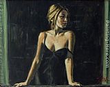 Balcony Paintings - BALCONY AT BUENOS ARIES V by Fabian Perez